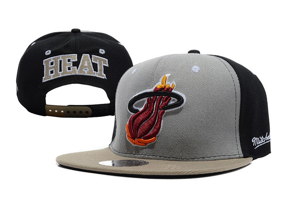 NBA Maimi Heat M&N Snapback Hat NU15